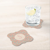  Steampunk Old Lock Key Red Poppy Kartonnen Onderzetters (Insitu)