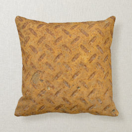 Steampunk Old Rusty Plating Metal Effect Kussen