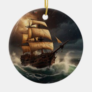 Steampunk Onderwaterboot Keramisch Ornament