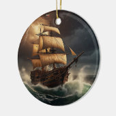 Steampunk Onderwaterboot Keramisch Ornament (Links)