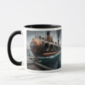 Steampunk Onderwaterboot Mok (Links)