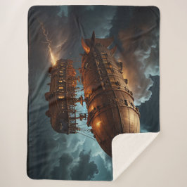 Steampunk Onderwaterboot Sherpa Deken