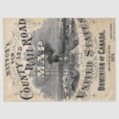 Steampunk-ontkoppelingspapier Tissuepapier (Voorkant)