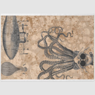 Steampunk-ontkoppelpapier Tissuepapier