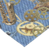 Steampunk op Blue Denim Tafelkleed (Gekanteld)