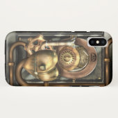 Steampunk op het hart Case-Mate iPhone case (Achterkant (horizontaal))
