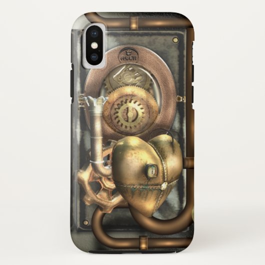 Steampunk op het hart Case-Mate iPhone case (Achterkant)