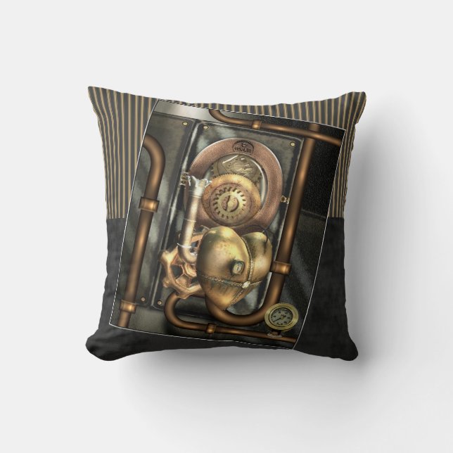 Steampunk op het hart kussen (Voorkant)
