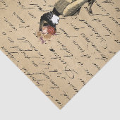 Steampunk Oude Victoriaans Gouden Dame Vrouw Tissuepapier (Detail)