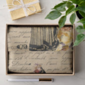 Steampunk Oude Victoriaans Gouden Dame Vrouw Tissuepapier (Geschenk)