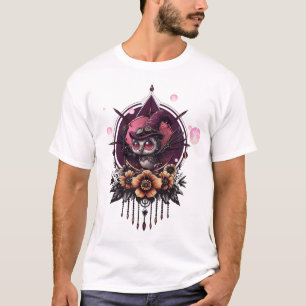 Steampunk Owl: de bewaker van geheimen. T-shirt