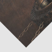 Steampunk Owl Decoupage Tissue Paper Tissuepapier (Detail)