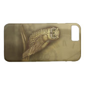 Steampunk Owl iPhone 7 hoesje (Achterkant (Horizontaal))