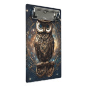 Steampunk Owl Mini Klembord (Schuin)