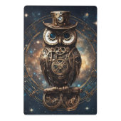 Steampunk Owl Mini Klembord (Achterkant)