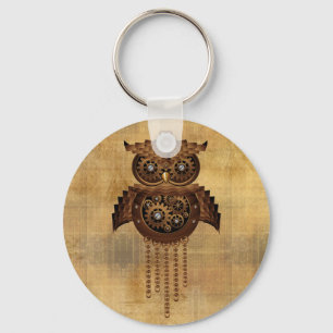 Steampunk Owl  Sleutelhangers