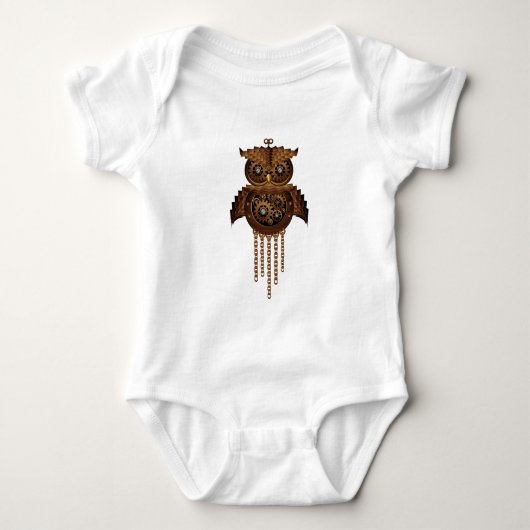 Steampunk Owl  stijl Romper (Voorkant)
