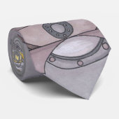 Steampunk Owl Stropdas (Opgerold)