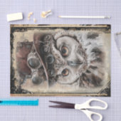 Steampunk Owl Tissuepapier (Craft)