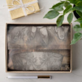 Steampunk Owl Tissuepapier (Geschenk)