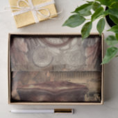 Steampunk Owl Tissuepapier (Geschenk)