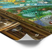 Steampunk paashaas krijger engel poster (Hoek)