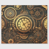 Steampunk-pakpapier Cadeaupapier (Vlak)