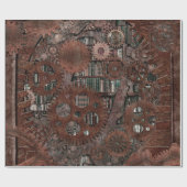 Steampunk-pakpapier Cadeaupapier (Vlak)