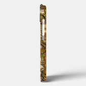 Steampunk-paneel - Tandwielen en pijpen - messing Case-Mate iPhone Case (Achterkant / Links)