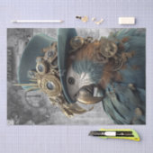 Steampunk Parrot Tissue Paper Tissuepapier (Craft)