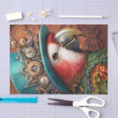 Steampunk Parrot Tissuepapier (Craft)