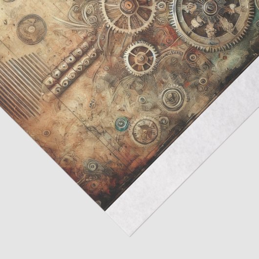 Steampunk Patina#1 Decoupage Tissuepapier (Detail)