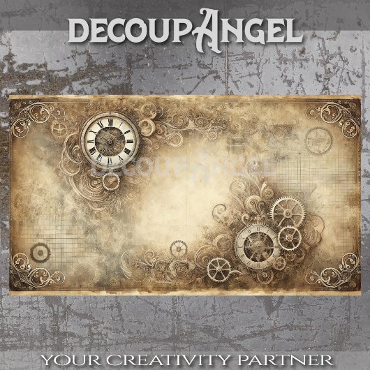 Steampunk Patina #2 Tissuepapier