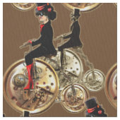 Steampunk pennyfarthing cosplay tijdreizen stof (Close Up)