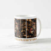 Steampunk Père Noël Mug (Devant droit)