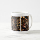 Steampunk Père Noël Mug (Devant droit)