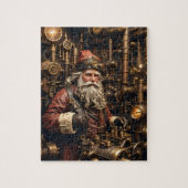 Steampunk Père Noël Puzzle (Vertical)