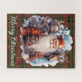 Steampunk Père Noël Puzzle (Horizontal)