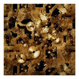 Steampunk Perfect Poster