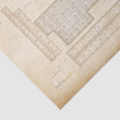 Steampunk Periodieke Tabel Octopus Decoupage Tissuepapier (Detail)