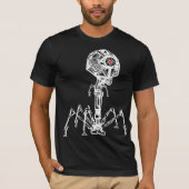 Steampunk_Phage in levende kleur T-shirt (Voorkant)