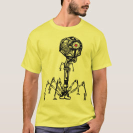 Steampunk_Phage in levende kleur T-shirt
