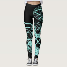 Steampunk Phage vs. Bacteria Leggings