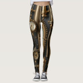 Steampunk Pijpen en Gages Leggings (Voorkant)