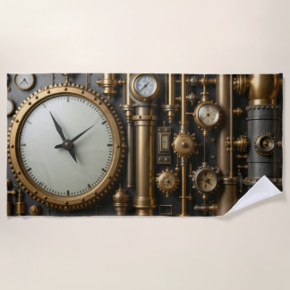 Steampunk pijpen en meters strandlaken