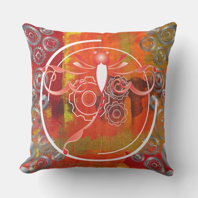 Steampunk Pillow Buitenkussen (Voorkant)