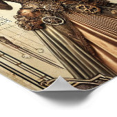 Steampunk Pin-Up Art, Poster 1, Glamour & Vintage (Hoek)