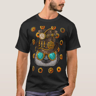 Steampunk Pinguïn Medieval Victoriaans Steam aange T-shirt