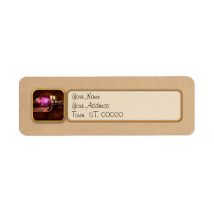 Steampunk - Pistool -De neuralisator Etiket