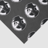 Steampunk Plague Doctor Bird Mask B/W Tissuepapier (Detail)